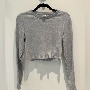 TNA Ribbed Cropped Long Sleeve